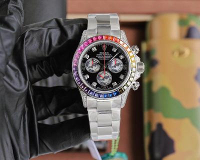 ROLEX Daytona Dandong 7750 Movement 40*12.5MM Stainless Steel Bracelet Watch